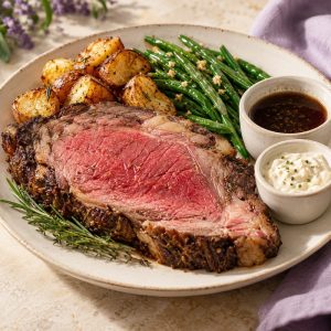 Prime rib carving station