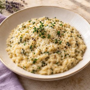 Parmesan herb risotto